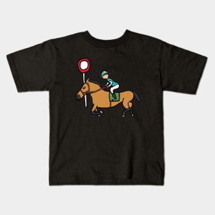 Horse Racing Kids T-Shirt